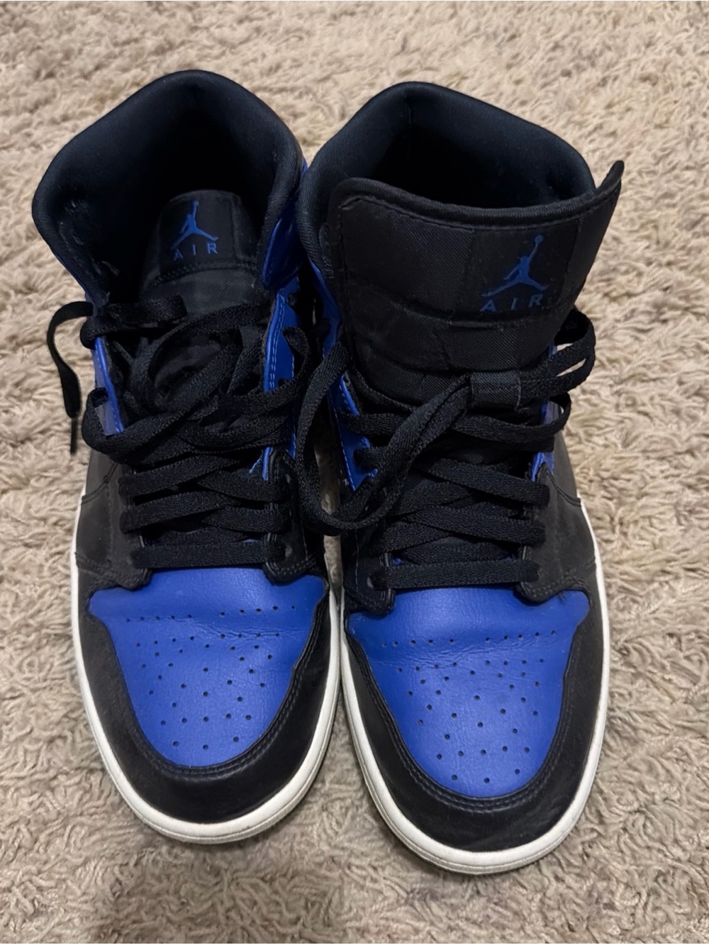 Jordan Air Jordan 1 Mid Black Blue White